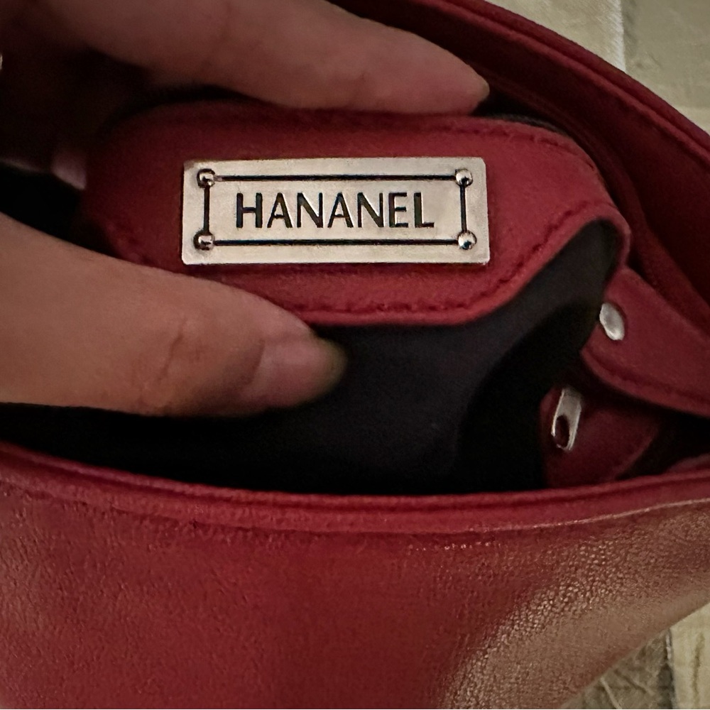 Elegant Red Studded Clutch - Picture 3 of 16